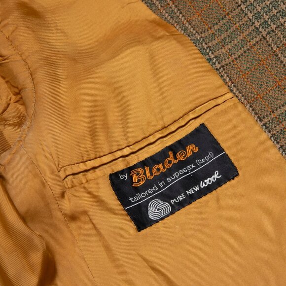 Henry Smith (England) Drape Cut, Prince of Wales Check, Estate Tweed - Picture 4 of 8